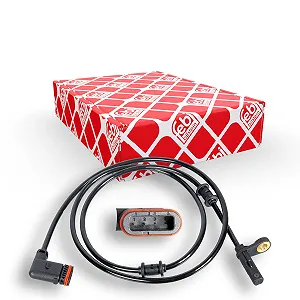 Датчик частоты вращения колеса FEBI BILSTEIN 30032 для MERCEDES-BENZ, задний мост слева - Фото 1