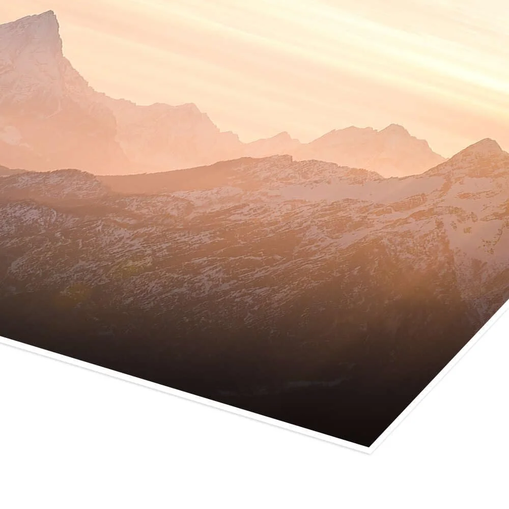 Постер Martin Wasilewski Alps Panorama with Watzmann 120 x 40 см, фото №3