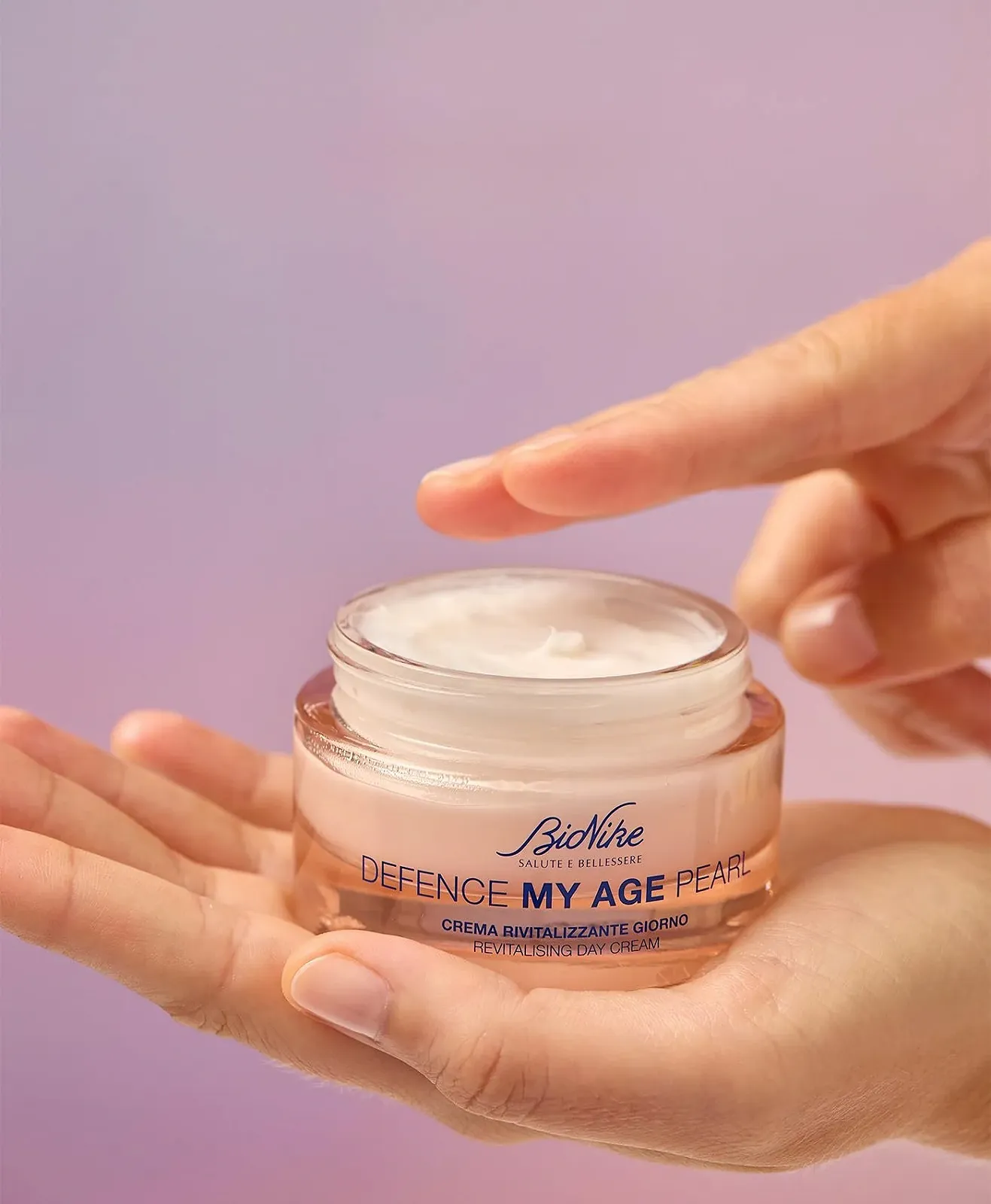Крем для обличчя Bionike Defence My Age Pearl з гіалуроновою кислотою проти перших зморшок 50 мл, фото №3 Крем для обличчя Bionike Defence My Age Pearl з гіалуроновою кислотою проти перших зморшок 50 мл, фото №3