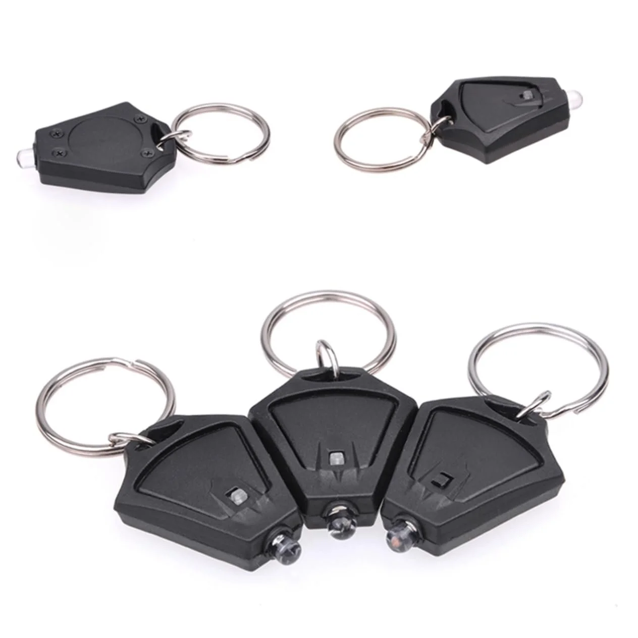 Брелок-фонарик BESPORTBLE Мини 3 x 3 x 0.8 см, фото №4