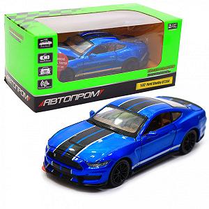 Машинка игровая автопром Ford Sheldy GT350 14 свет звук синий 68441 - Фото 1
