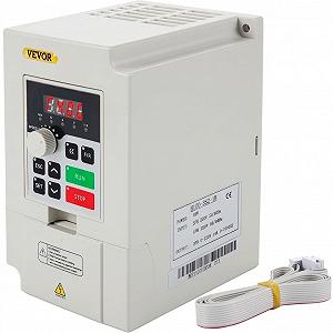 Купить Преобразователь частоты Vevor H100-3S2-S / 3 кВт / Векторное управление / 220 В / 0-400 Гц / Серый - Фото 1 Преобразователь частоты Vevor H100-3S2-S / 3 кВт / Векторное управление / 220 В / 0-400 Гц / Серый - Фото 1