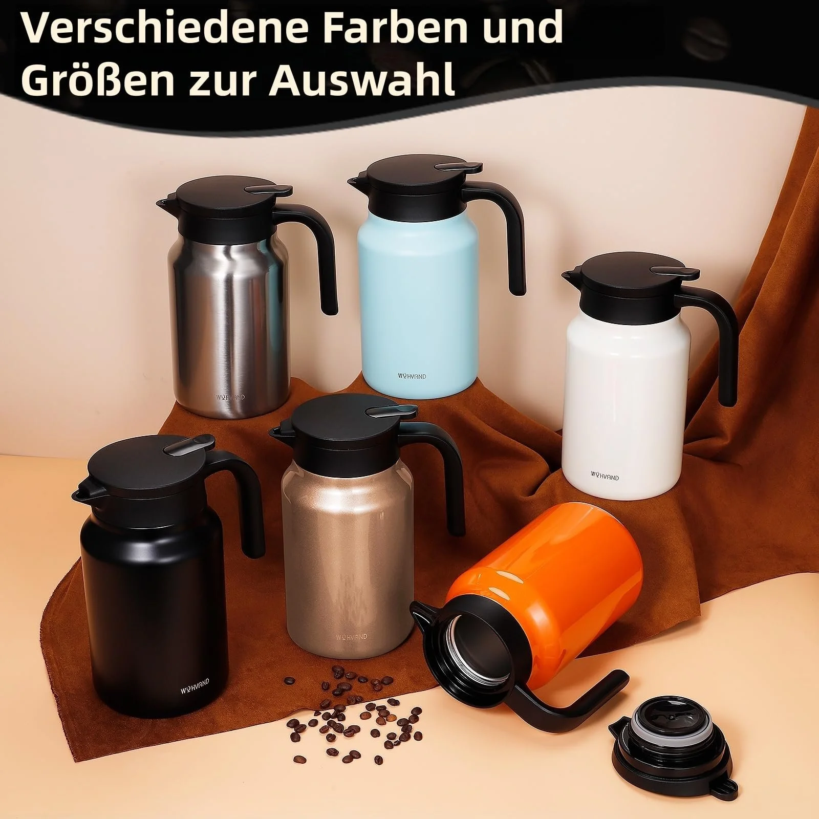 Термос-кавник для кави з нержавіючої сталі для гарячих/холодних напоїв, пилонепроникний, фото №8 Термос-кавник для кави з нержавіючої сталі для гарячих/холодних напоїв, пилонепроникний, фото №8