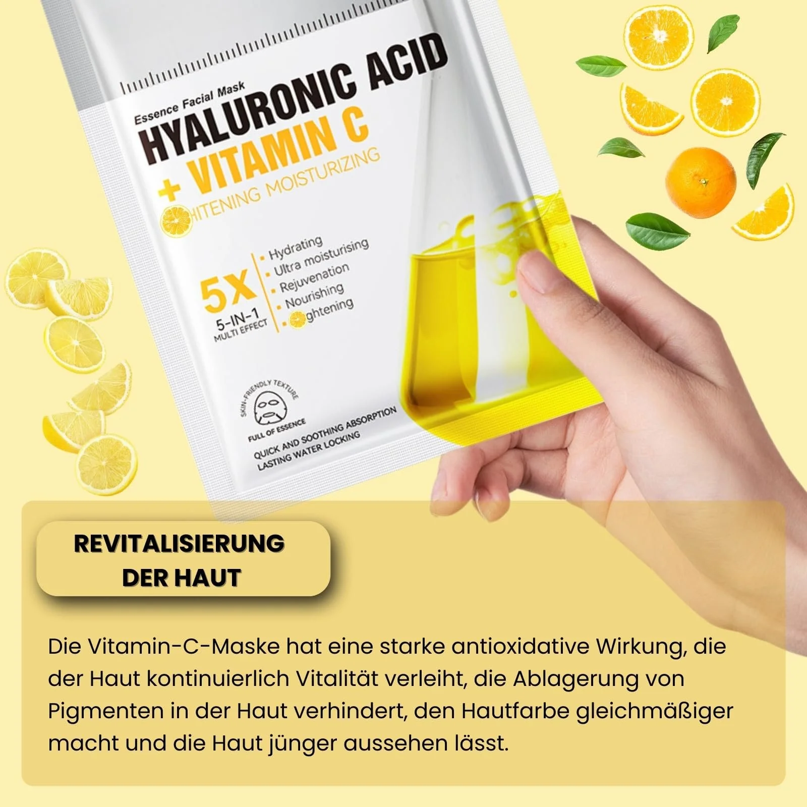 Маска для обличчя для розгладження та омолодження, фото №4