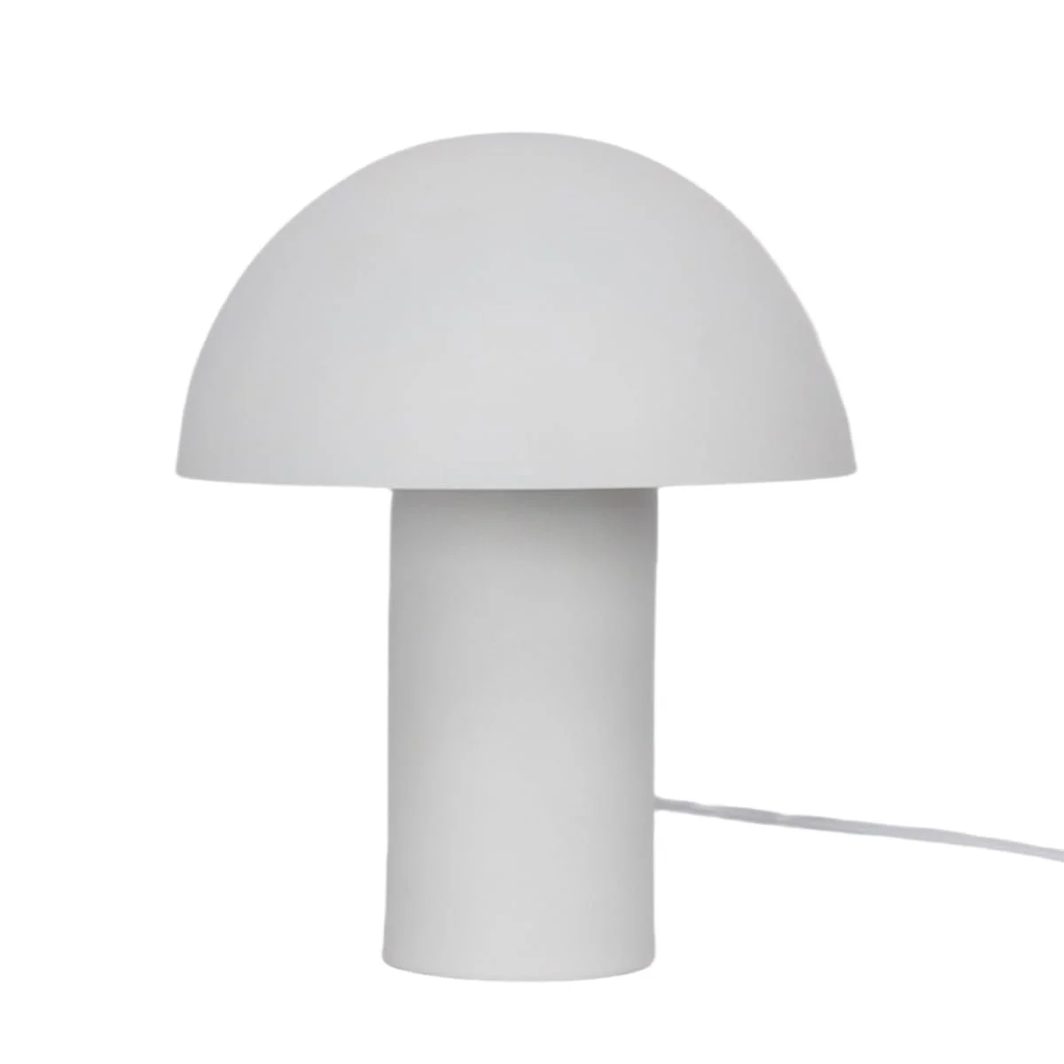 Настільна лампа Alma Mushroom металева в скандинавському стилі E27 Білий, фото №1