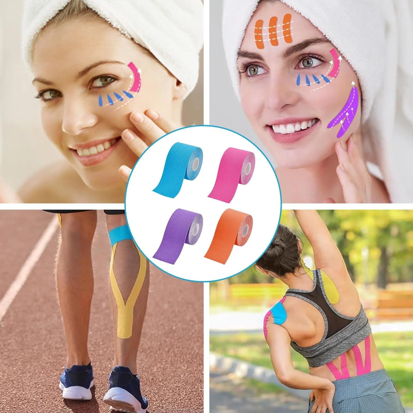 Стрічка для обличчя для підтяжки обличчя, антизморшковий пластир для птозу повік, фото №7