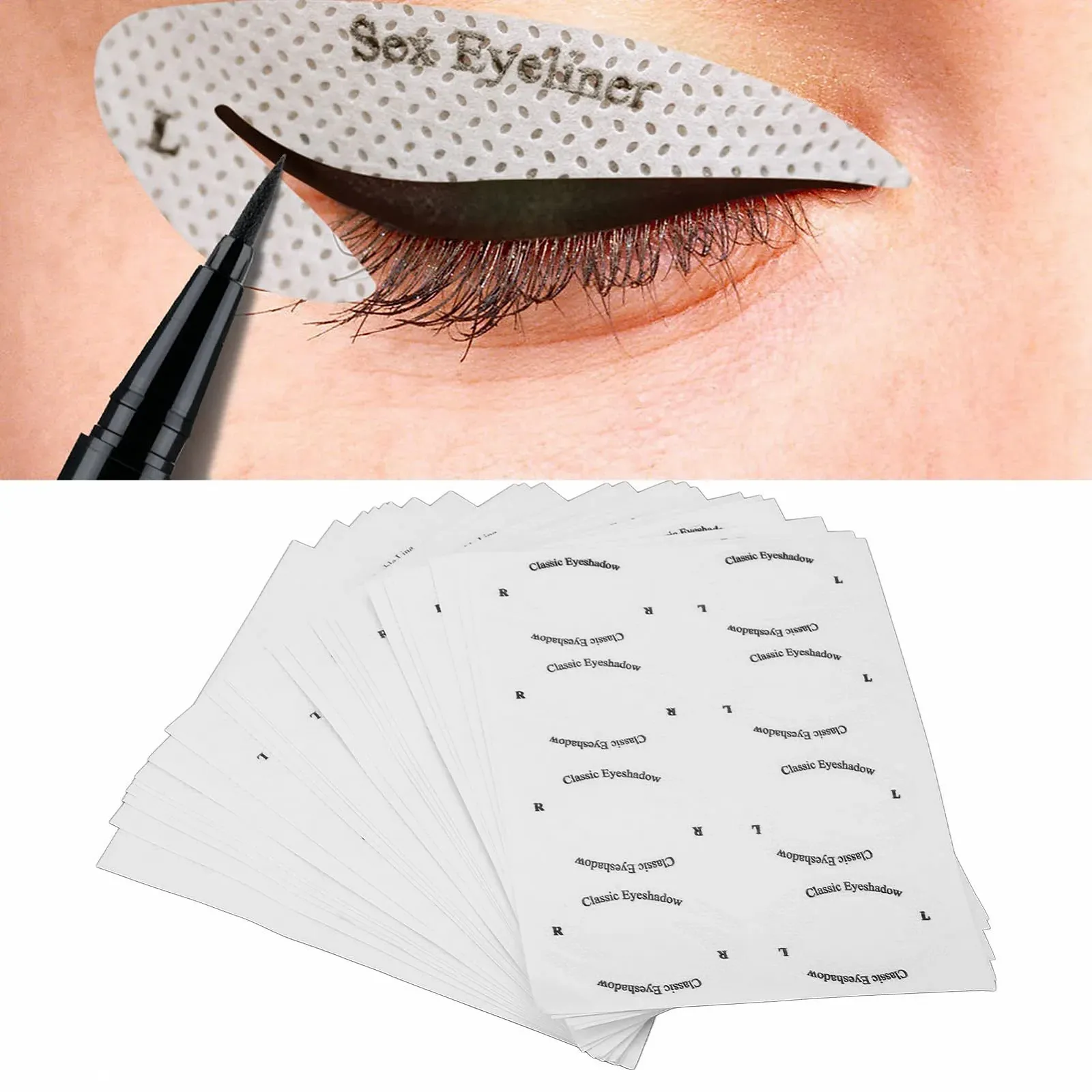 Трафарети для брів і підводки 24 шт., фото №3