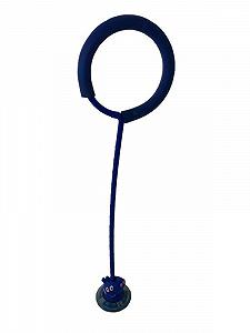 Скакалка на одну ногу со светящимся роликом нейроскакалка Sunroz с LED Синий - Фото 1