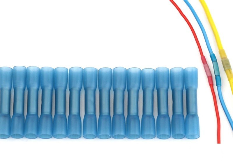 Соединительная гильза с термоусадкой под опресовку для быстрого монтажа Соединитель электрический 40 шт 46210330 Linco, фото №3