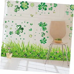 Настінна наклейка HEMOTON Four Leaves Clover PVC synthetic.ua - Фото 1