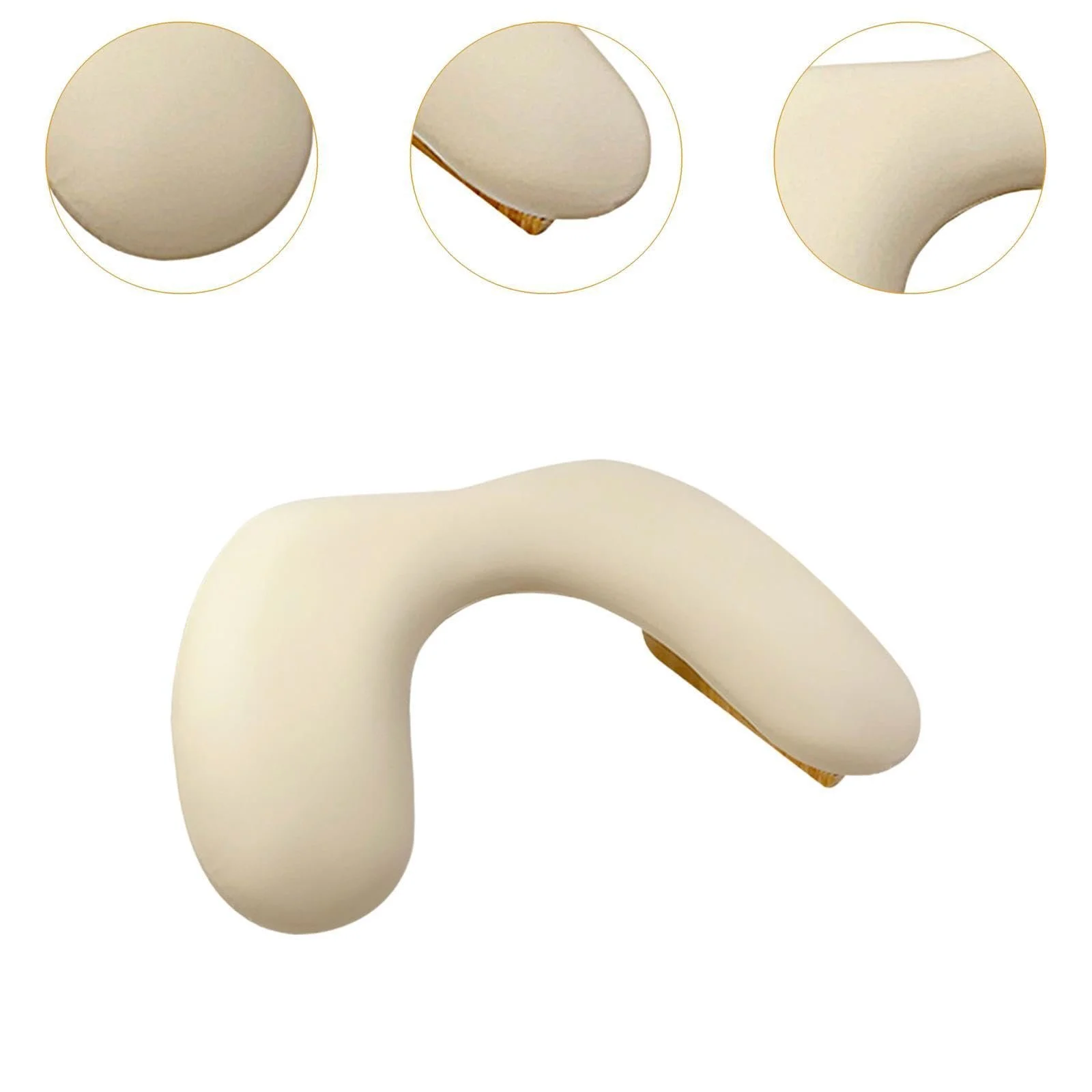 Подушка-подставка для рук Generic, молочно-белая, фото №4 Подушка-подставка для рук Generic, молочно-белая, фото №4