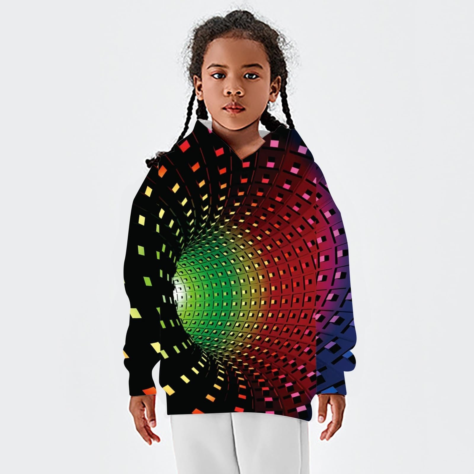 Худі для хлопчиків і дівчаток-підлітків з мультяшним принтом, фото №2