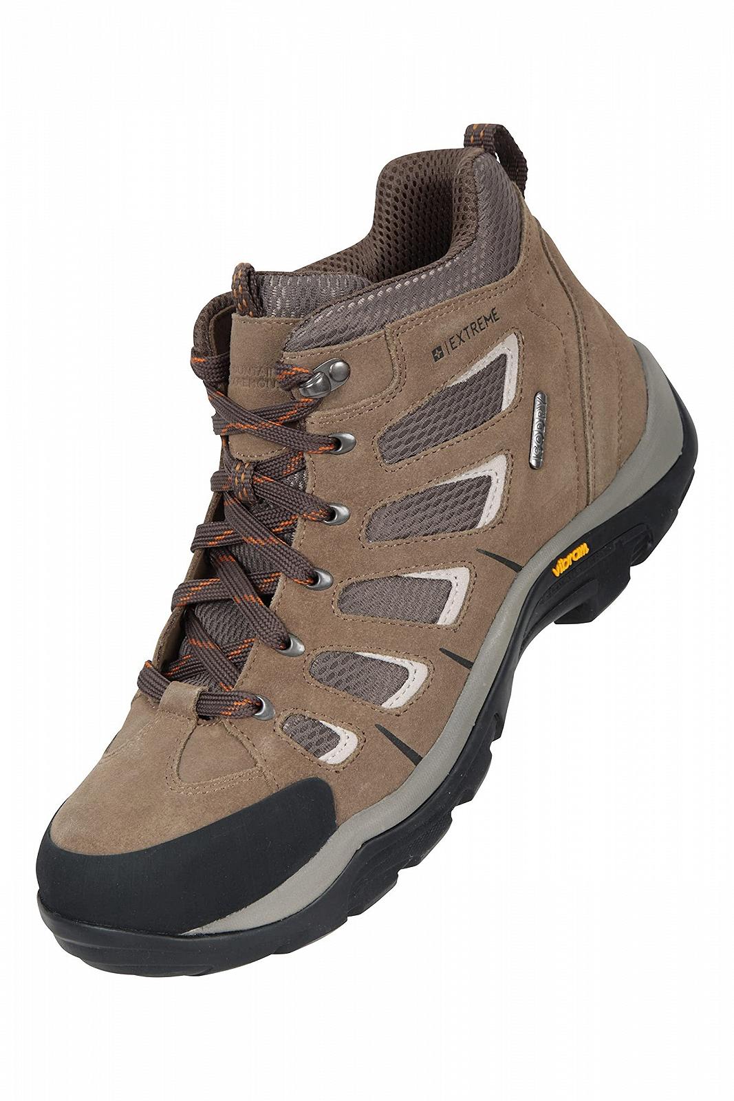 Ботинки Mountain Warehouse Vibram Водонепроницаемые Походные - Дождевые ботинки, прочные походные ботинки, верх из замши и сетки - Зимняя обувь для кемпинга, путешествий, фото №7