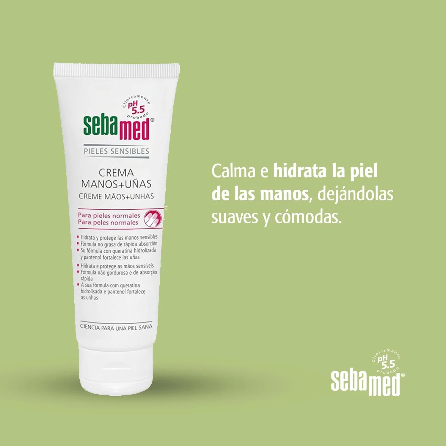 Крем для рук і нігтів Sebamed 75 мл, фото №2