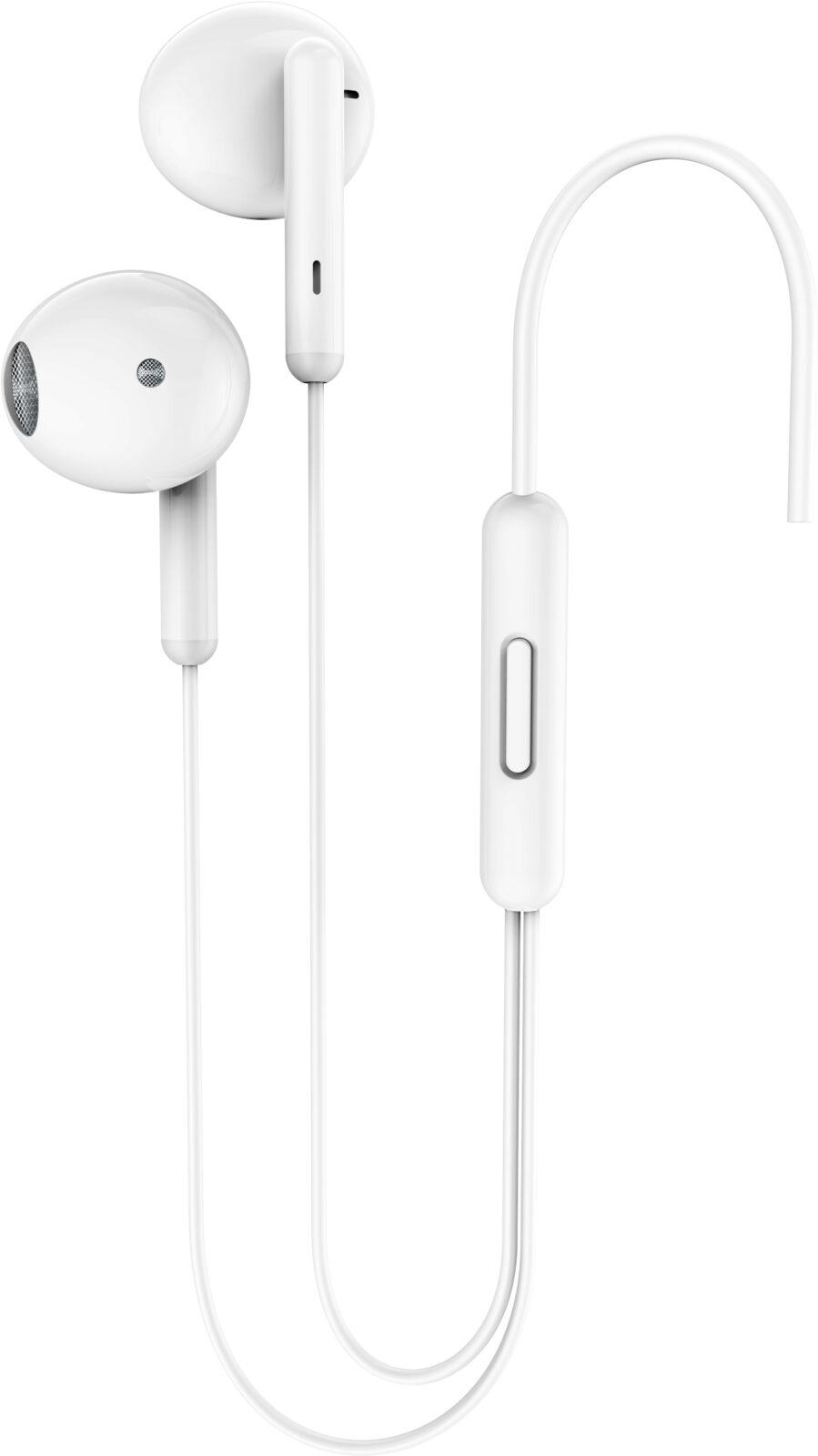 Навушники вакуумні провідні з мікрофоном XO EP69 White, фото №1 Навушники вакуумні провідні з мікрофоном XO EP69 White, фото №1
