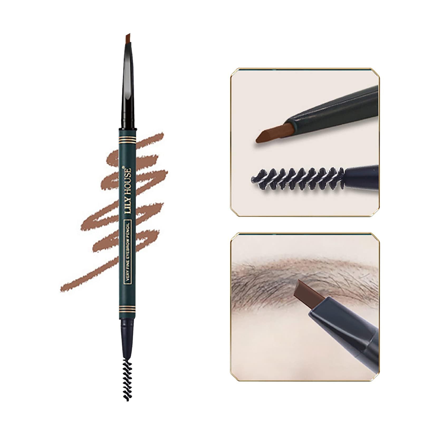 Олівець Augenbrauenstift Double Ended Precision Brow coffee, фото №2