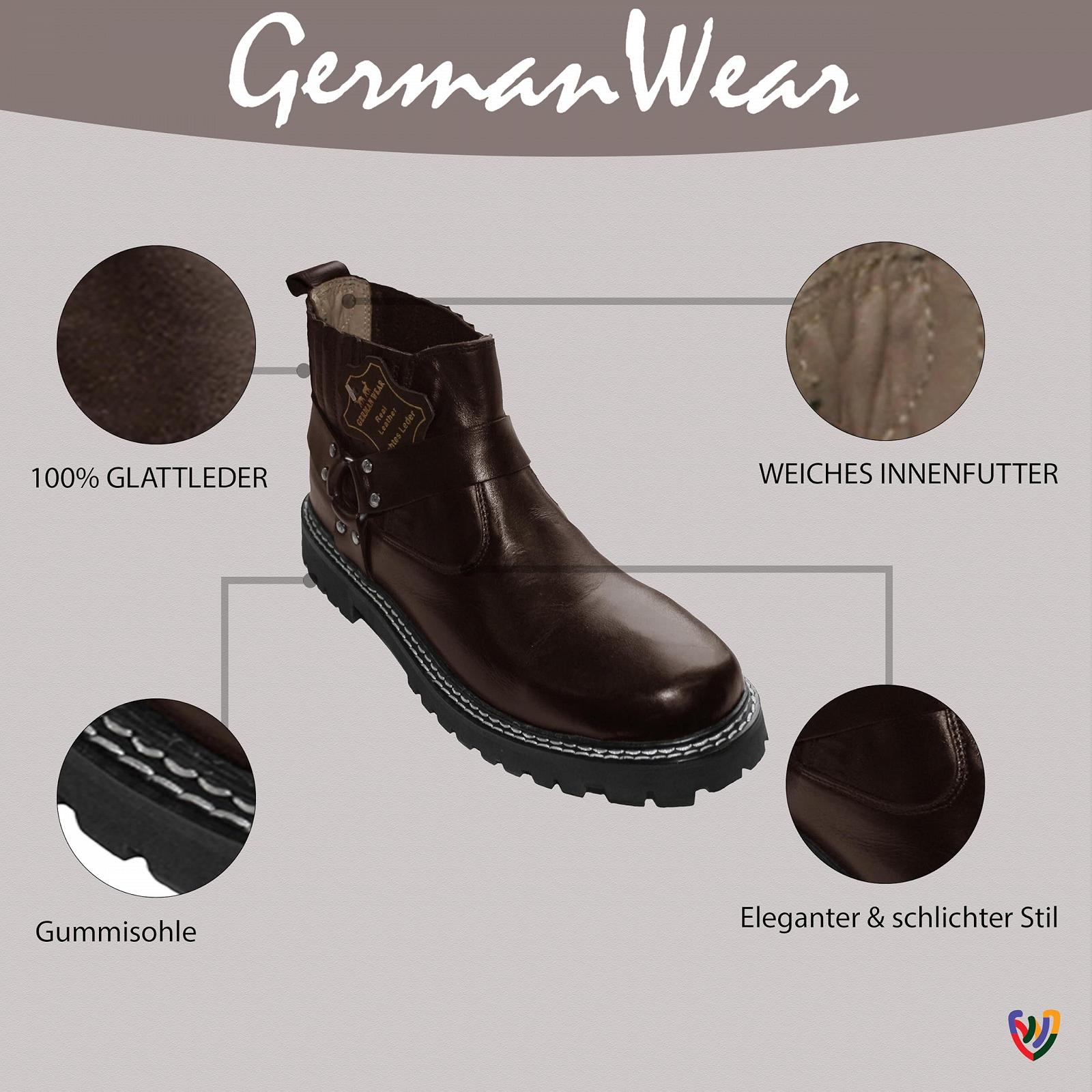 Чоппер Ботинки German Wear Western Reiter Мотоциклетные Кожаные, фото №5