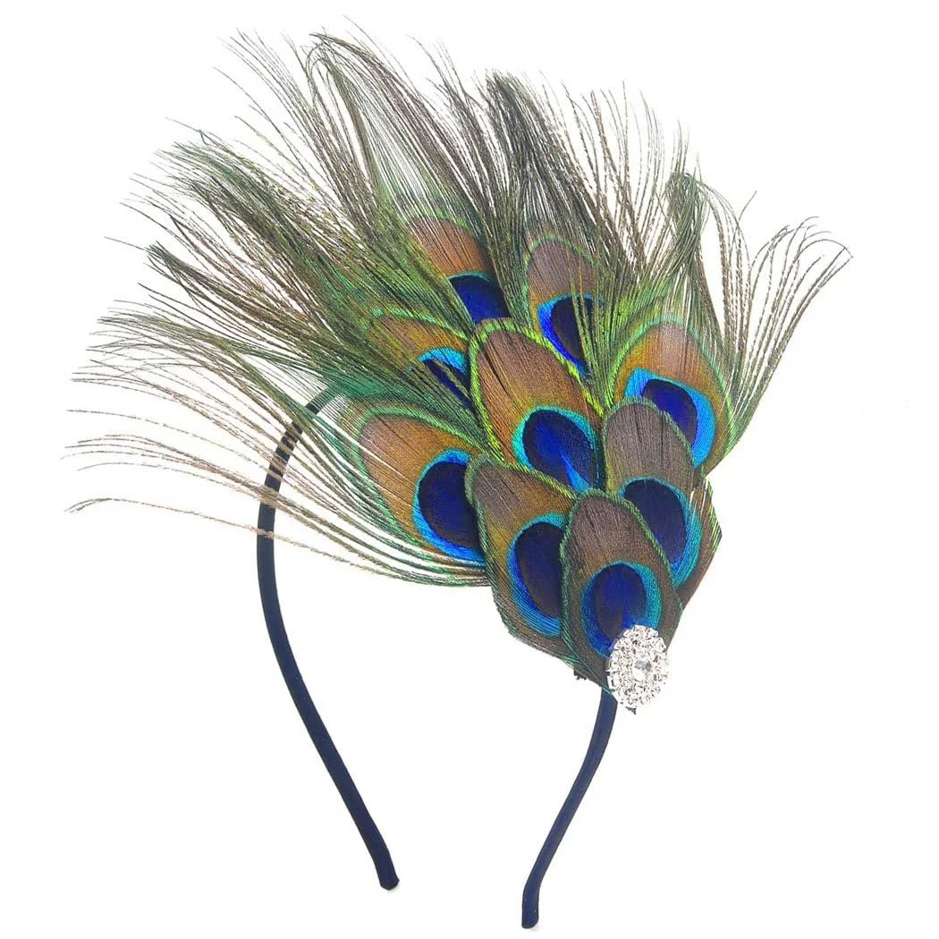 Обруч для волосся з пір'ям, фото №2