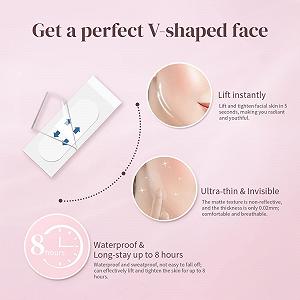 Тейп для обличчя Невидимий для V-подібної форми обличчя, 40 штук synthetic.ua - Фото 1