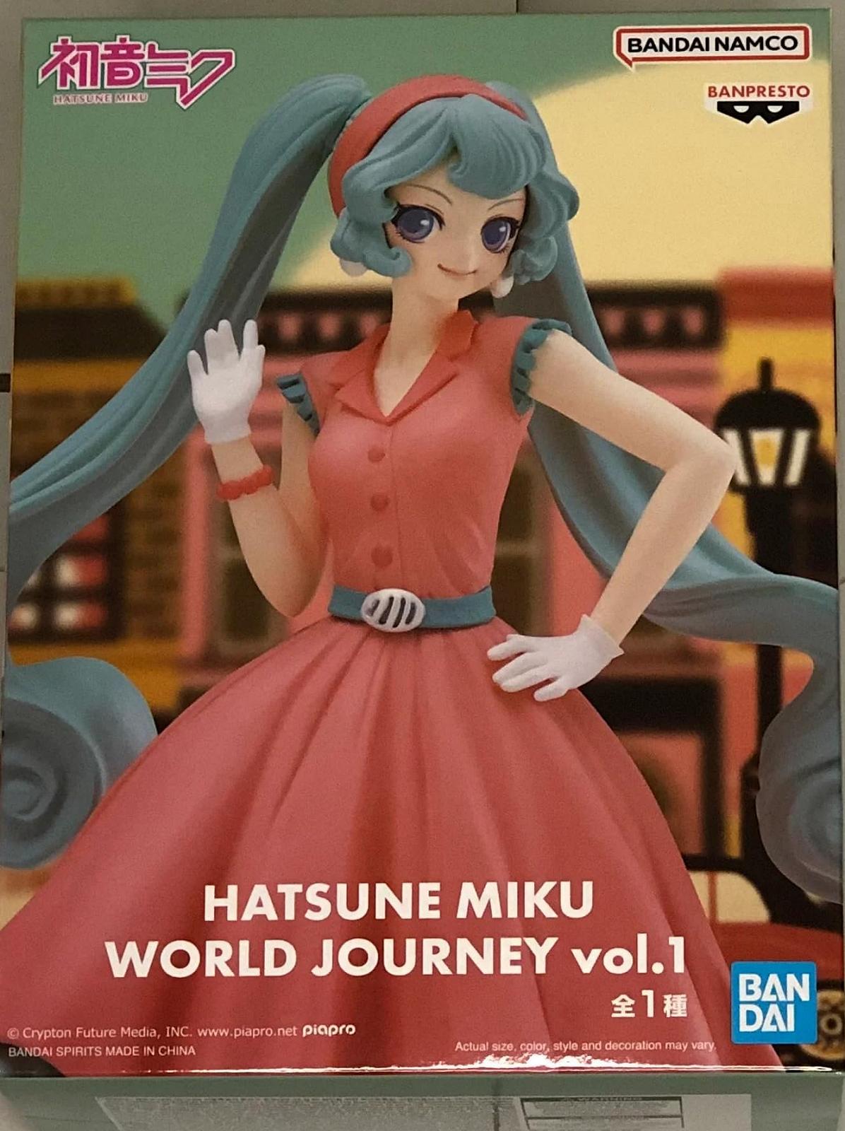 Фігурка Banpresto World Journey Vol.1 Hatsune Miku, 18 см, різнокольорова, фото №1