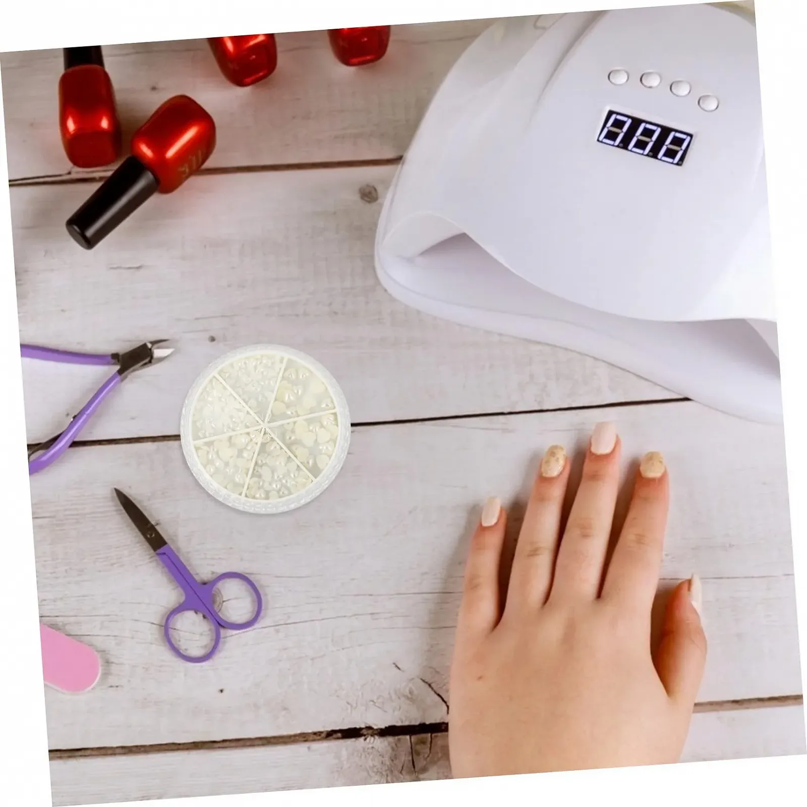 Украшение для ногтей в форме сердца Healeved для творческого маникюра для самостоятельного дизайна ногтей, прочное и элегантное для любителей ногтей, фото №6