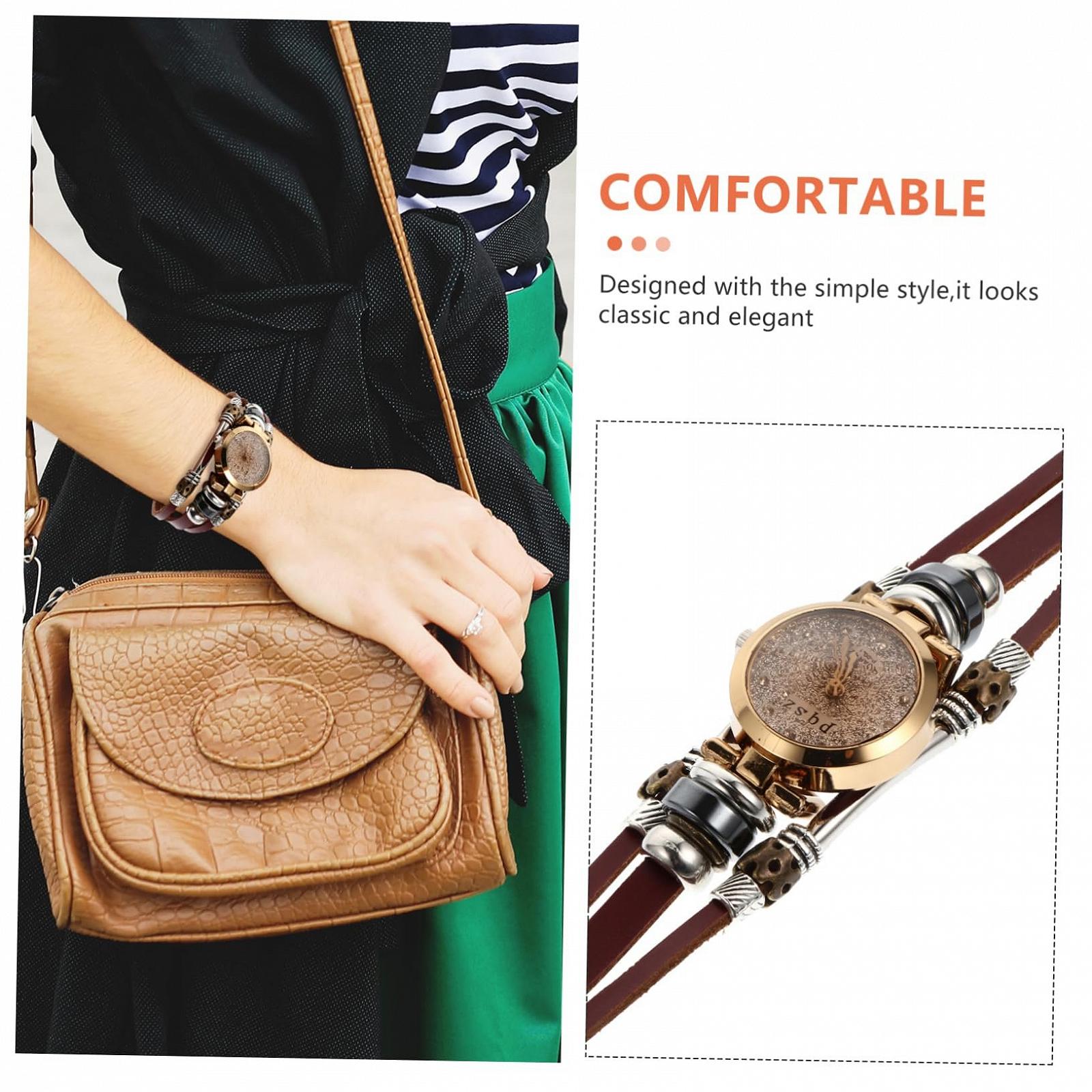 Жіночий Годинник OATIPHO Brown, фото №8