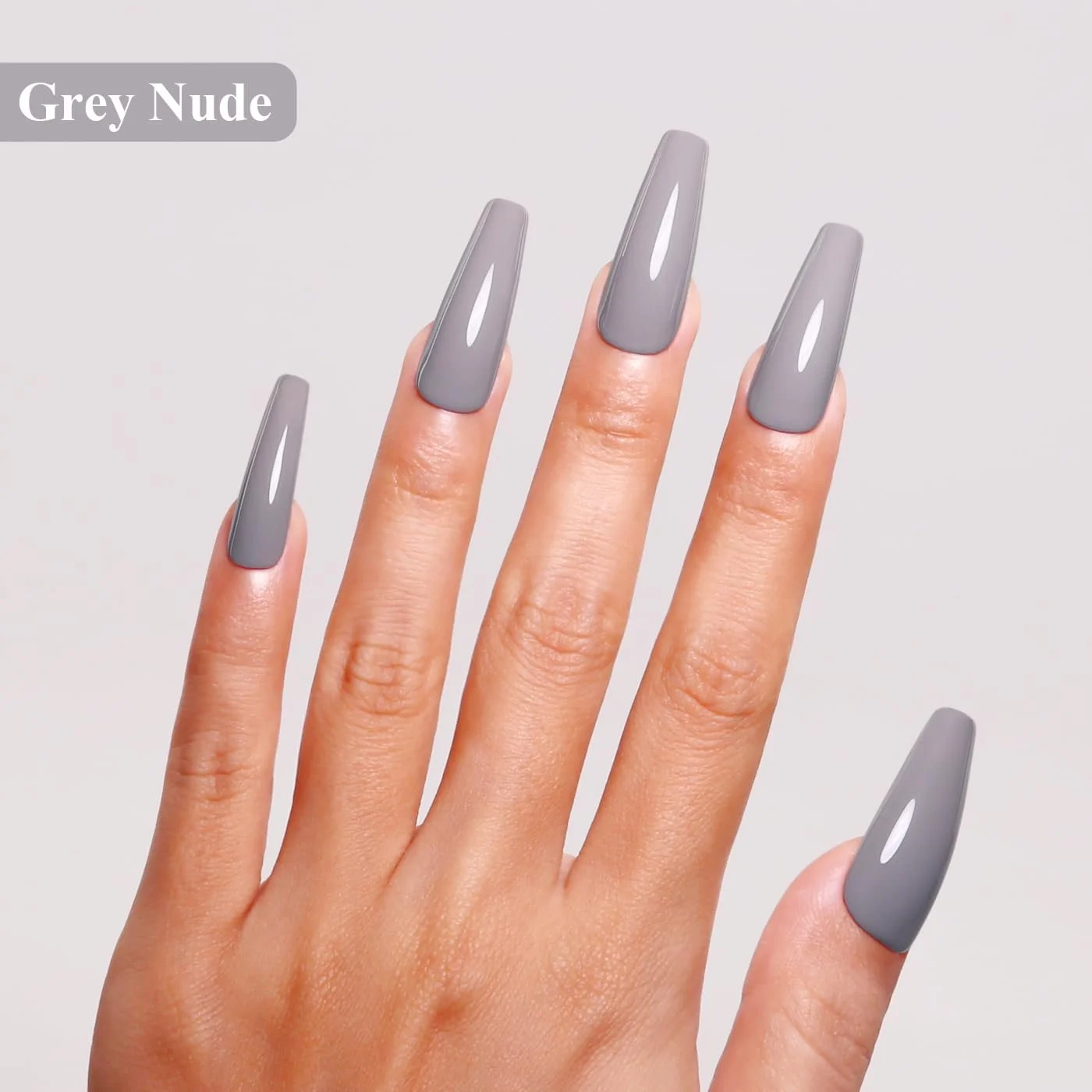 Гель-лак Imtiti Сірий 15 мл, фото №2