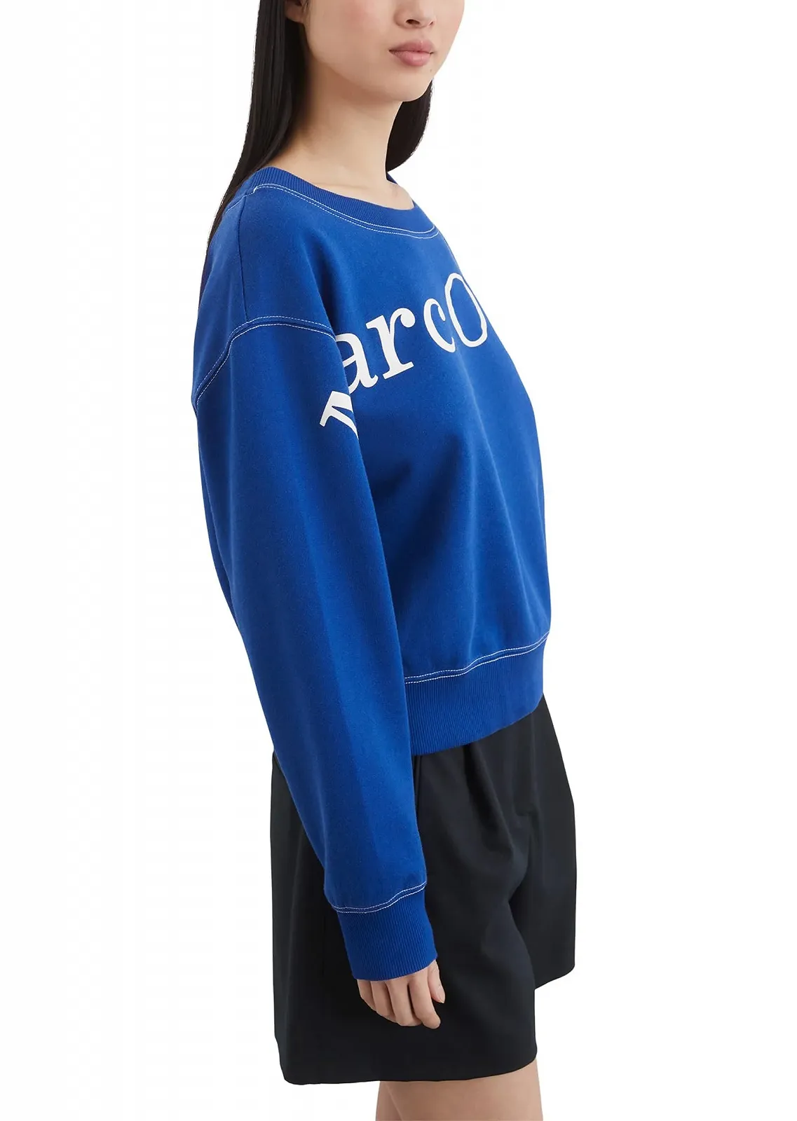 Женский свитшот Marc O'Polo из органического хлопка с вырезом лодочкой, фото №3 Женский свитшот Marc O'Polo из органического хлопка с вырезом лодочкой, фото №3