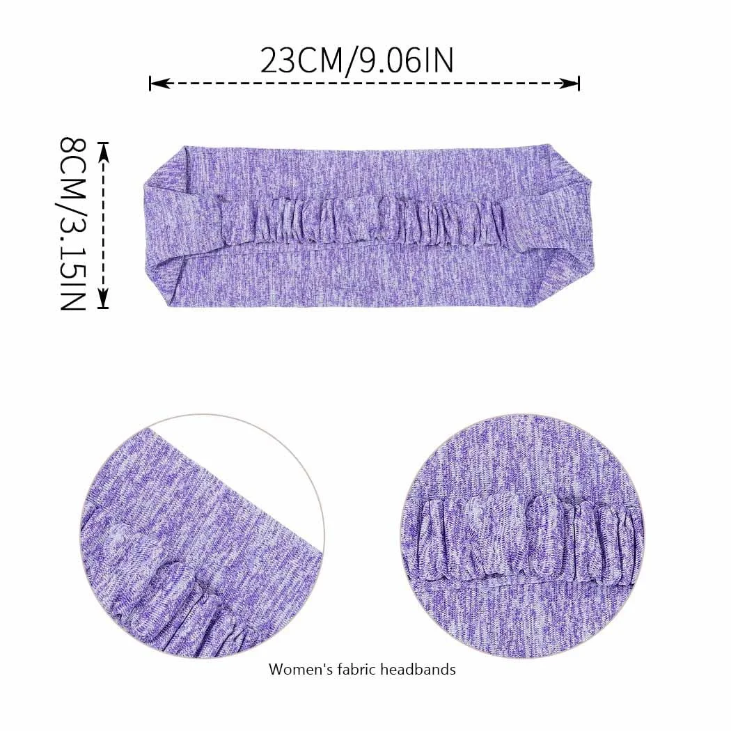 Спортивна Пов'язка в Стилі Бохо Синя Еластична, фото №6