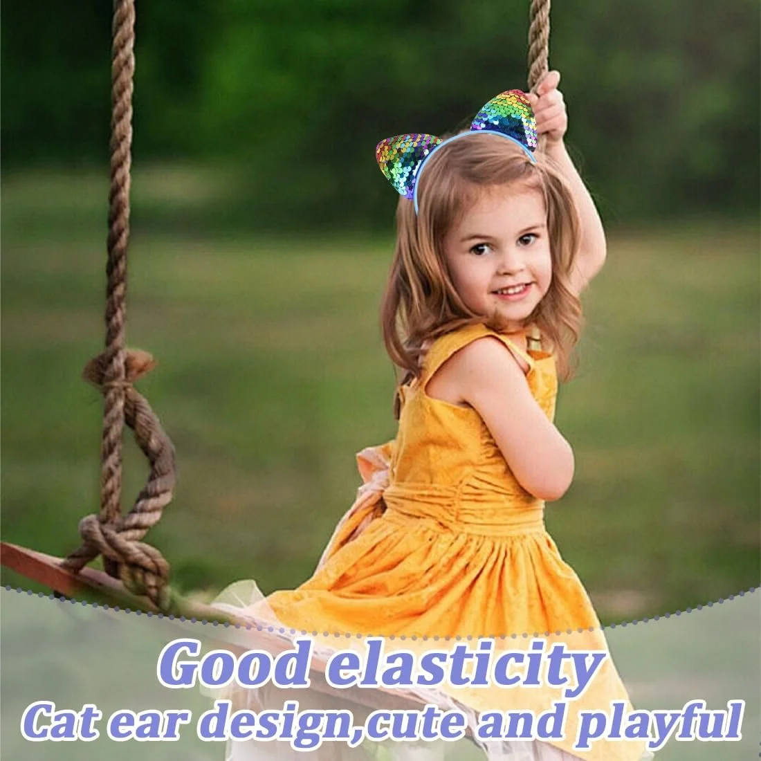 Обруч Ушки кота 4 шт Блестящий, фото №5 Обруч Ушки кота 4 шт Блестящий, фото №5