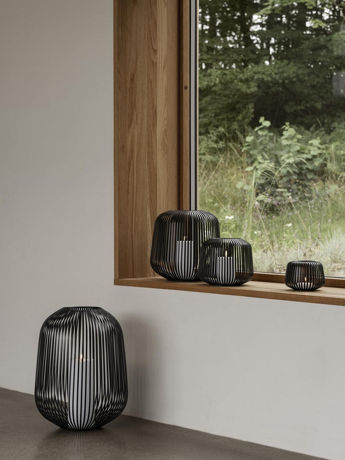 Фонарь Blomus Lito XS 14x14x10 см нержавеющая сталь ржавый вид черный, фото №7