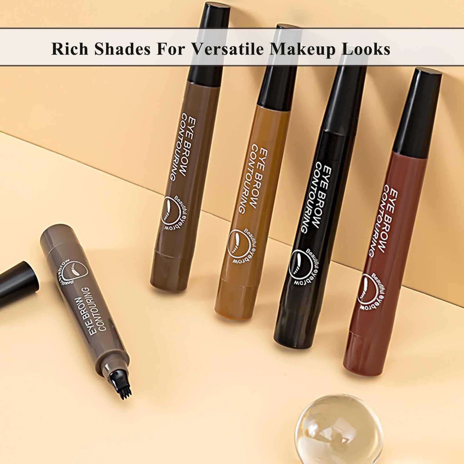 Олівець для брів Glowly Secret Waterproof Taupe Brown, фото №2