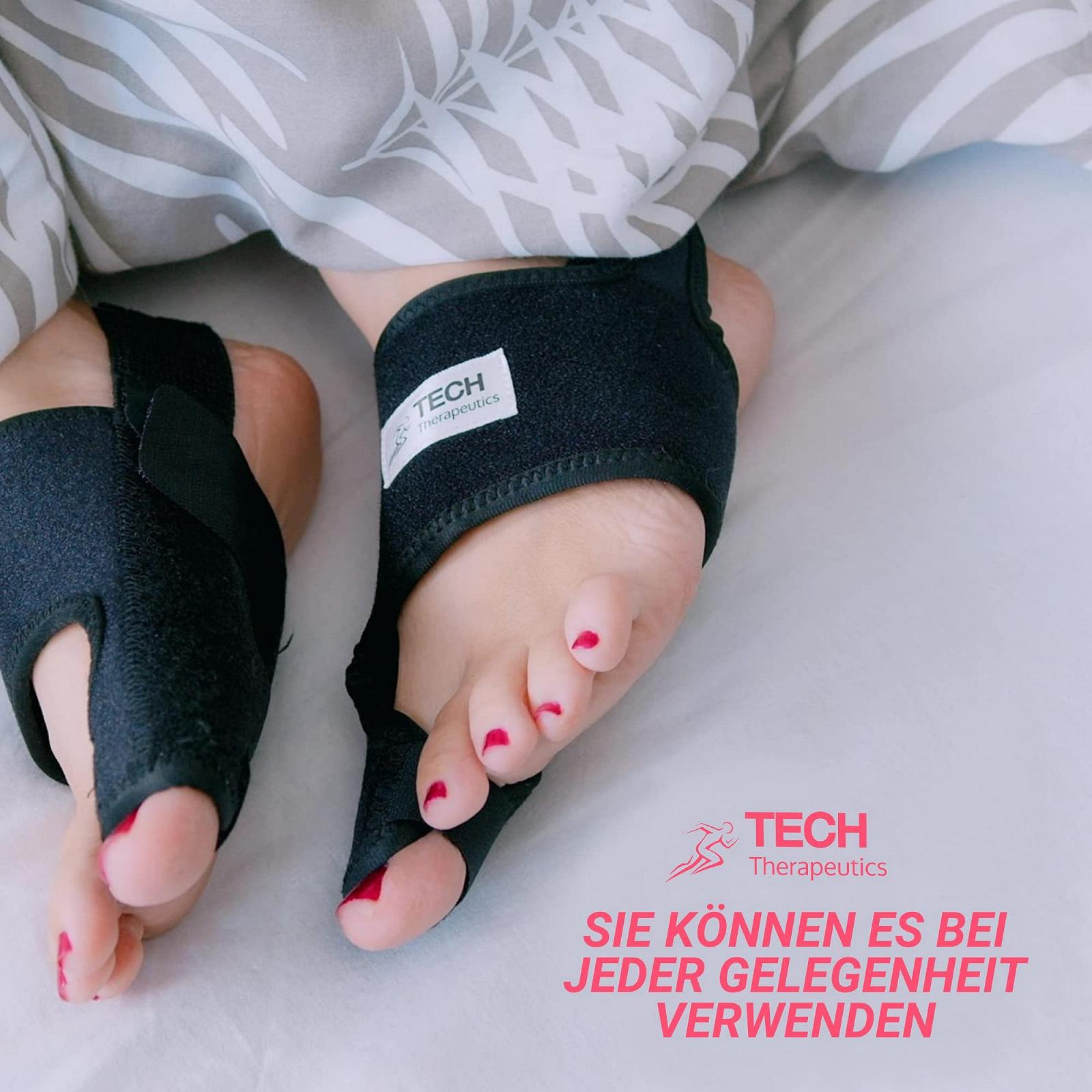 Коректор великого пальця стопи TECH THERAPEUTICS Денний і нічний повний набір для жінок з роздільником для пальців і регульованими ремінцями Hallux Valgus Коректор Денний і нічний, фото №7 Коректор великого пальця стопи TECH THERAPEUTICS Денний і нічний повний набір для жінок з роздільником для пальців і регульованими ремінцями Hallux Valgus Коректор Денний і нічний, фото №7