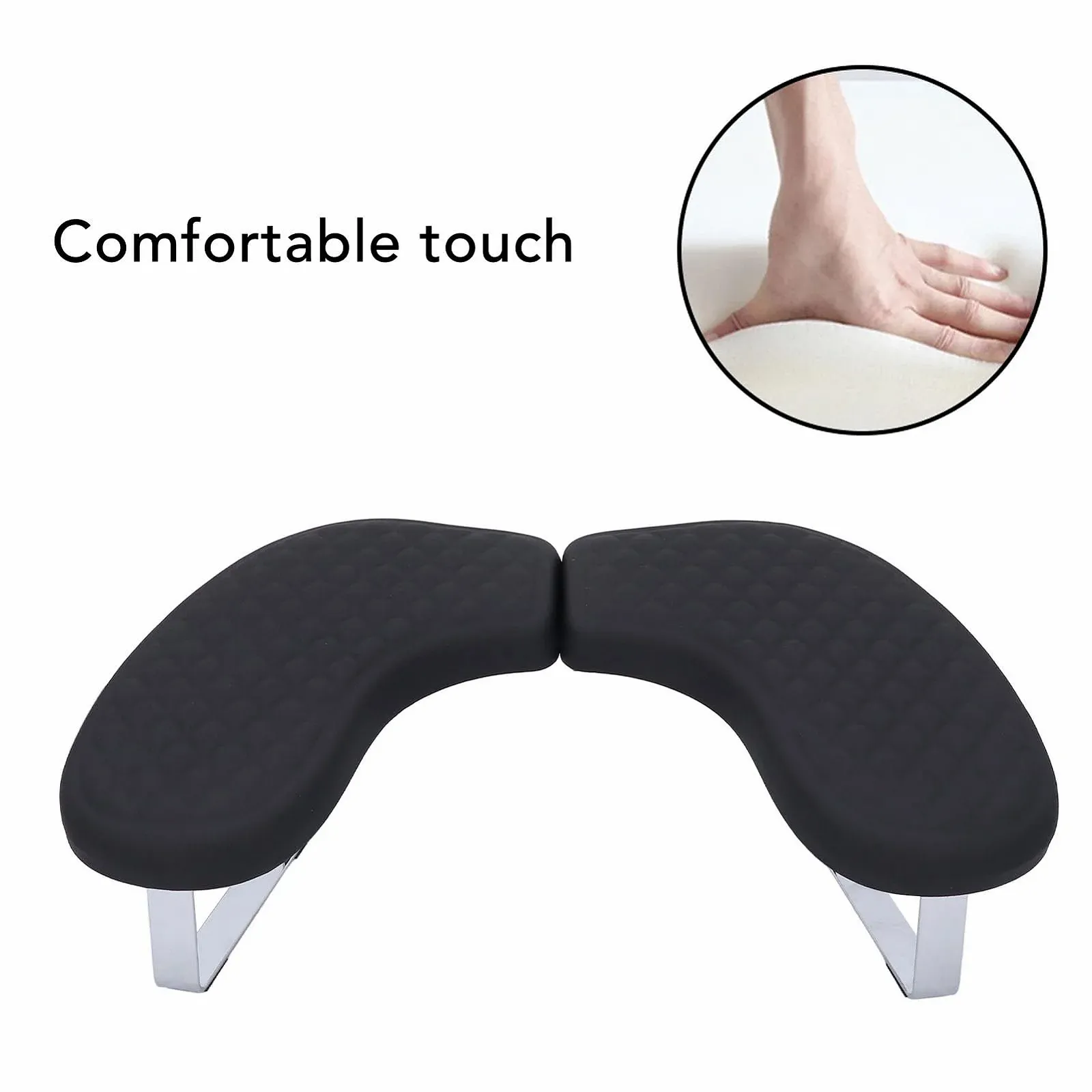 Подставка для рук маникюрная Ruhe vom Nagelnagel Мягкая PU для домашнего использования Черная, фото №2 Подставка для рук маникюрная Ruhe vom Nagelnagel Мягкая PU для домашнего использования Черная, фото №2