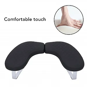 Підставка для рук манікюрна Ruhe vom Nagelnagel М'яка PU для домашнього використання Чорна synthetic.ua - Фото 1