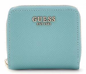 Кошелек GUESS Laurel SLG Small Zip Around Teal - Фото 1