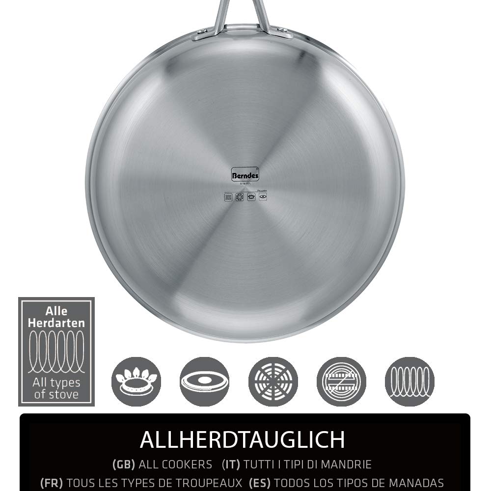 Сковорідка Berndes Tricion Resist 32 см Витримка до подряпин Швидке нагрівання Антипригарне покриття, фото №2