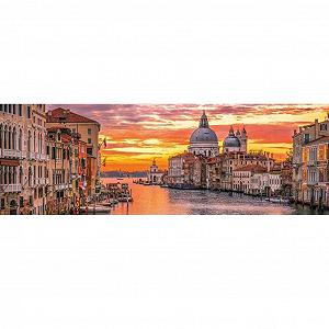 Пазл Clementoni High Quality Collection Panorama 39426 The Grand Canal-Venice 1000 елементів Multi-Colour synthetic.ua - Фото 1