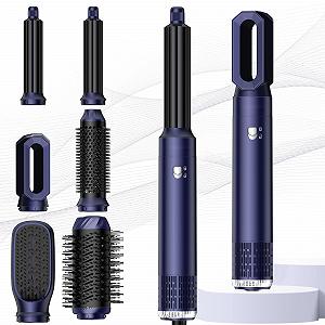 Стайлер для волос Atopskins 6-in-1 Air Styler Set 1000 W Blue - Фото 1