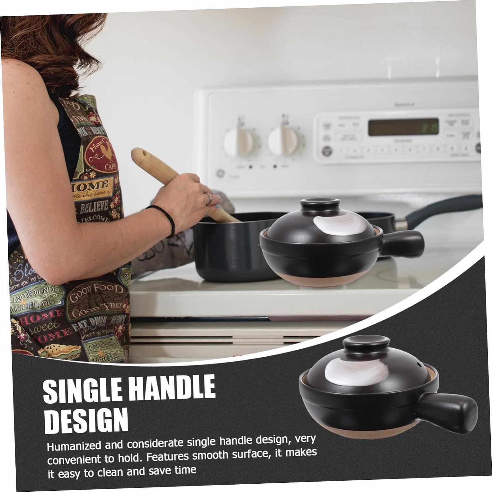 Форма для запікання порцелянова маленька з ручкою жаростійкий для 1 особи гладка поверхня, фото №6