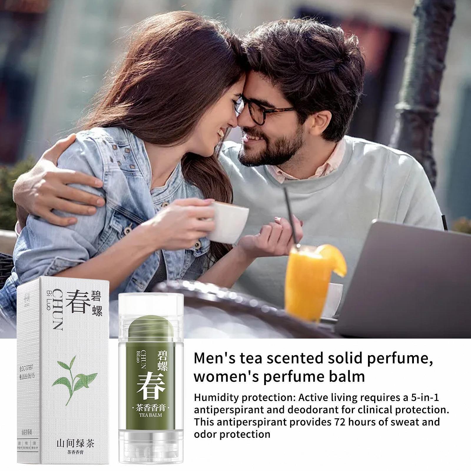 Тверді парфуми Coobaa кишеньковий бальзам з ароматом чаю, фото №2