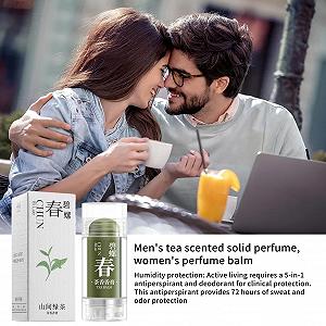 Тверді парфуми Coobaa кишеньковий бальзам з ароматом чаю synthetic.ua - Фото 1