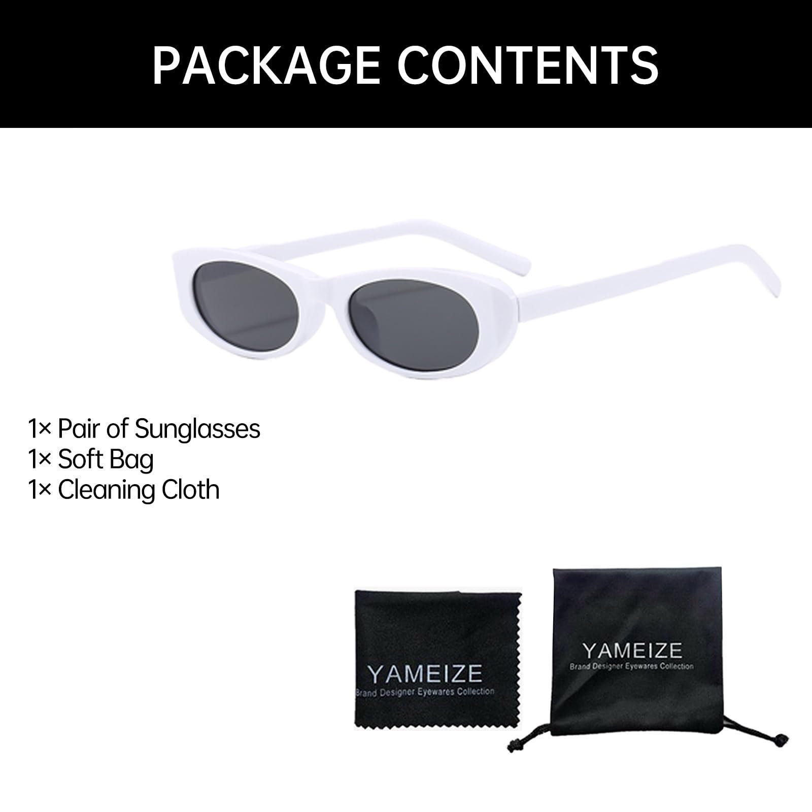 Сонцезахисні окуляри овальні YAMEIZE Retro для жінок та чоловіків Вінтажні, фото №4 Сонцезахисні окуляри овальні YAMEIZE Retro для жінок та чоловіків Вінтажні, фото №4