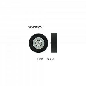 Ролик обводной/направляющий поликлинового ремня SKF VKM 34503 для SAAB, по центру - Фото 1