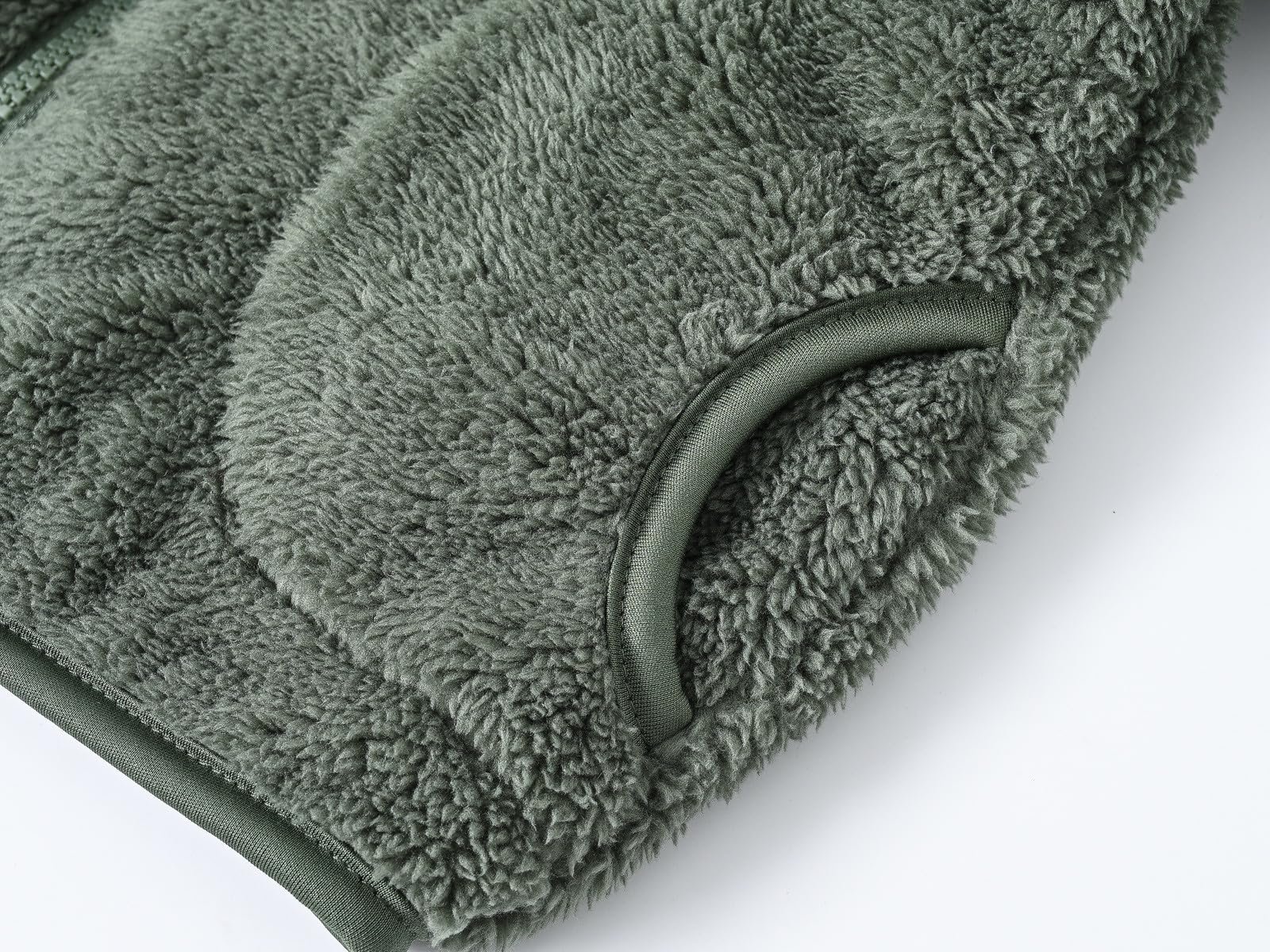 Куртка однотонная для детей среднего и старшего возраста Generisch с карманами, высоким воротником, длинными рукавами, без капюшона, флисовая, фото №6 Куртка однотонная для детей среднего и старшего возраста Generisch с карманами, высоким воротником, длинными рукавами, без капюшона, флисовая, фото №6