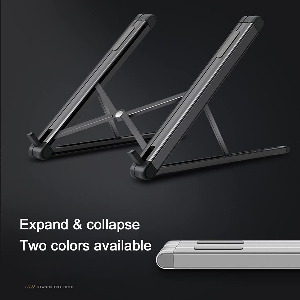 Подставка для настольного ПК алюминиевая охлаждающая нескользящая регулируемая для ноутбука портативная, фото №2