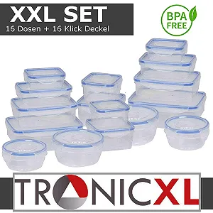 Набор контейнеров для хранения XXL Click System BPA-Free Clear synthetic.ua - Фото 1