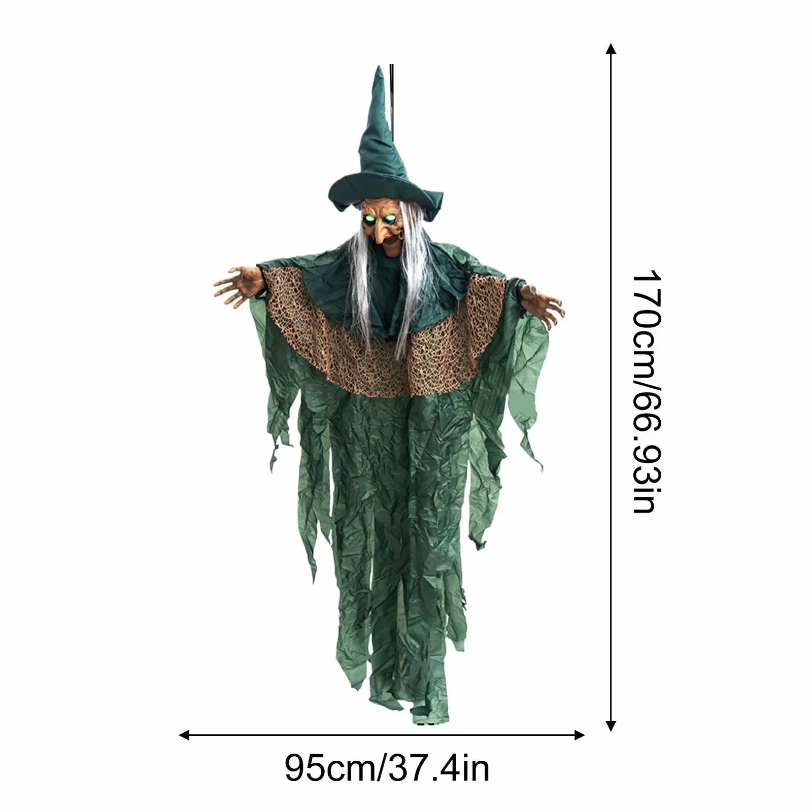 Хэллоуинская Ведьма Yulokdwi, Движущаяся, фото №5 Хэллоуинская Ведьма Yulokdwi, Движущаяся, фото №5