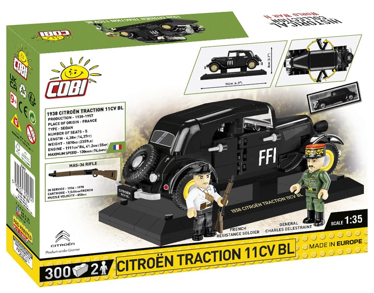 Конструктор COBI Citroen Traction 11CVBL Executive Edition, фото №3