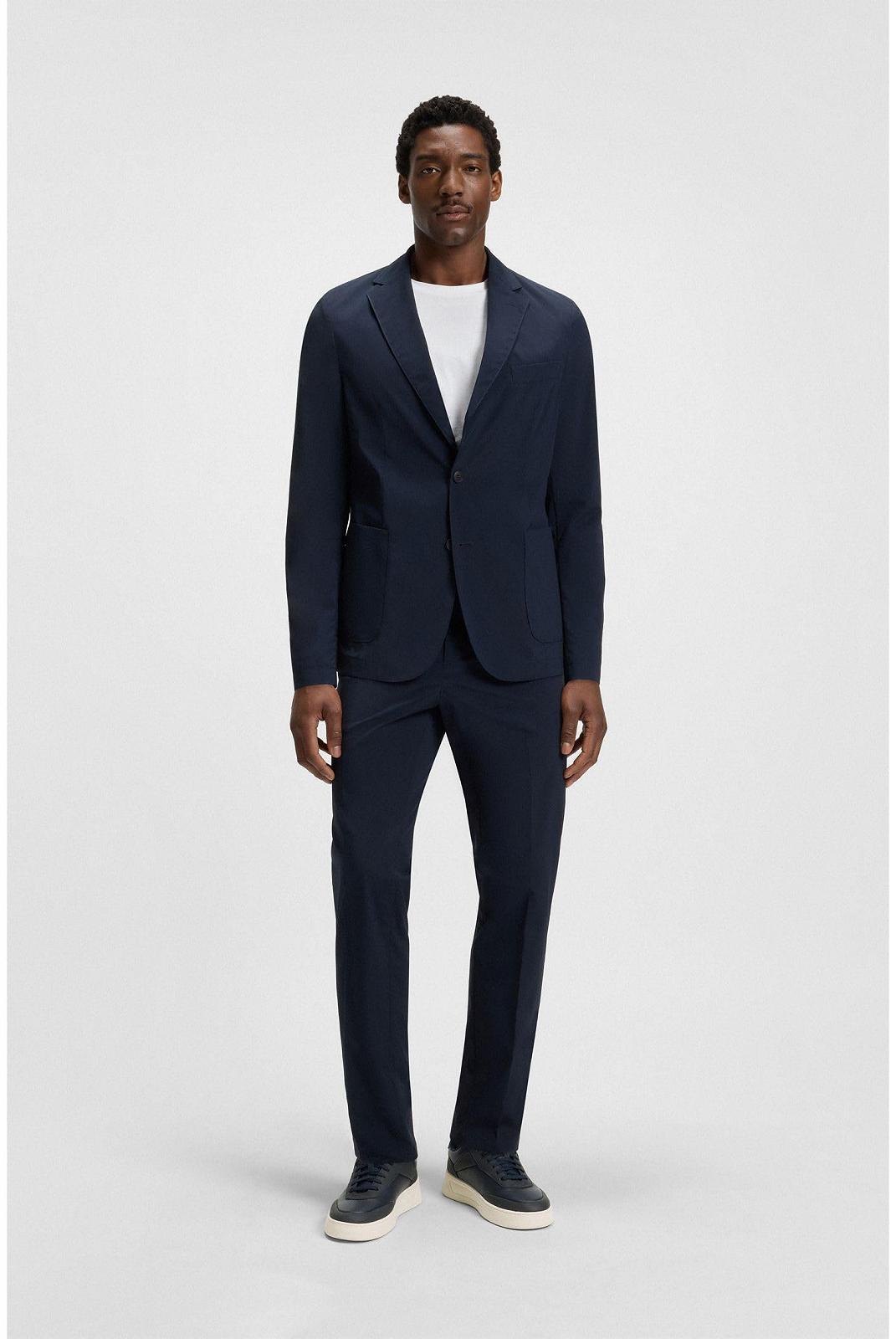 Кроссовки BOSS Baltimore кожаные двухцветные, фото №3